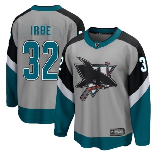 Men's Arturs Irbe San Jose Sharks Fanatics Branded 2020/21 Special Edition Jersey - Breakaway Gray