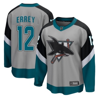 Men's Bob Errey San Jose Sharks Fanatics Branded 2020/21 Special Edition Jersey - Breakaway Gray