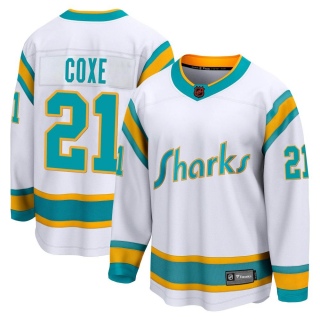 Men's Craig Coxe San Jose Sharks Fanatics Branded Special Edition 2.0 Jersey - Breakaway White