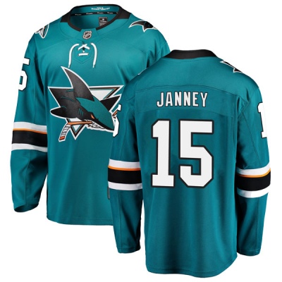 Men's Craig Janney San Jose Sharks Fanatics Branded Home Jersey - Breakaway Teal