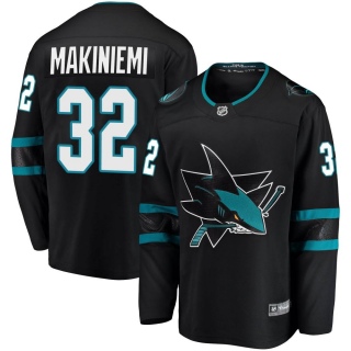 Men's Eetu Makiniemi San Jose Sharks Fanatics Branded Alternate Jersey - Breakaway Black