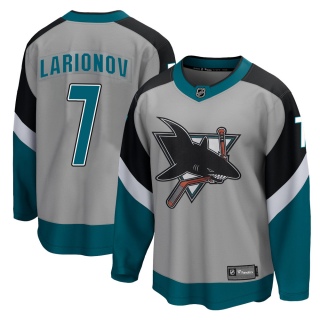 Men's Igor Larionov San Jose Sharks Fanatics Branded 2020/21 Special Edition Jersey - Breakaway Gray