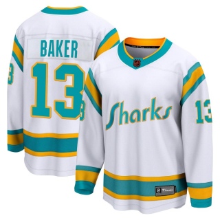 Men's Jamie Baker San Jose Sharks Fanatics Branded Special Edition 2.0 Jersey - Breakaway White