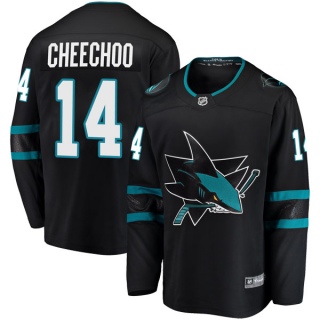 Men's Jonathan Cheechoo San Jose Sharks Fanatics Branded Alternate Jersey - Breakaway Black