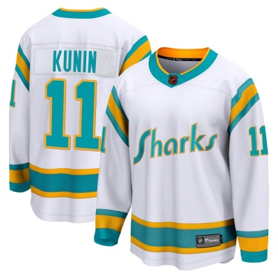 Men's Luke Kunin San Jose Sharks Fanatics Branded Special Edition 2.0 Jersey - Breakaway White