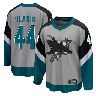Men's Marc-Edouard Vlasic San Jose Sharks Fanatics Branded 2020/21 Special Edition Jersey - Breakaway Gray