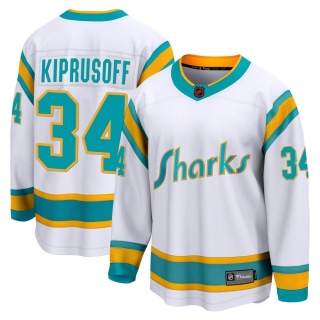 Men's Miikka Kiprusoff San Jose Sharks Fanatics Branded Special Edition 2.0 Jersey - Breakaway White