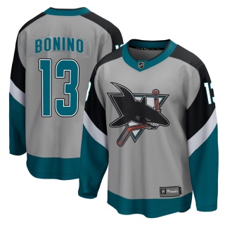 Men's Nick Bonino San Jose Sharks Fanatics Branded 2020/21 Special Edition Jersey - Breakaway Gray