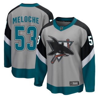 Men's Nicolas Meloche San Jose Sharks Fanatics Branded 2020/21 Special Edition Jersey - Breakaway Gray