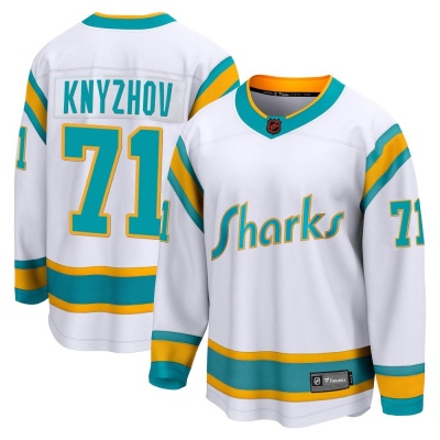 Men's Nikolai Knyzhov San Jose Sharks Fanatics Branded Special Edition 2.0 Jersey - Breakaway White