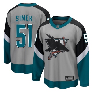 Men's Radim Simek San Jose Sharks Fanatics Branded 2020/21 Special Edition Jersey - Breakaway Gray