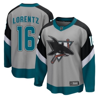 Men's Steven Lorentz San Jose Sharks Fanatics Branded 2020/21 Special Edition Jersey - Breakaway Gray