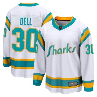 Youth Aaron Dell San Jose Sharks Fanatics Branded Special Edition 2.0 Jersey - Breakaway White