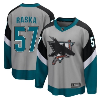 Youth Adam Raska San Jose Sharks Fanatics Branded 2020/21 Special Edition Jersey - Breakaway Gray