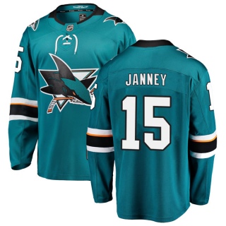 Youth Craig Janney San Jose Sharks Fanatics Branded Home Jersey - Breakaway Teal