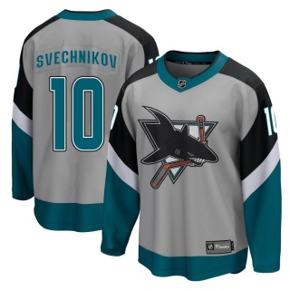 Youth Evgeny Svechnikov San Jose Sharks Fanatics Branded 2020/21 Special Edition Jersey - Breakaway Gray