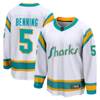Youth Matt Benning San Jose Sharks Fanatics Branded Special Edition 2.0 Jersey - Breakaway White